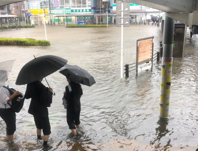 千葉駅や蘇我駅が冠水 加茂川など河川氾濫がヤバい 現地の様子や画像 うさぎ好き主婦 ウサ子の日常