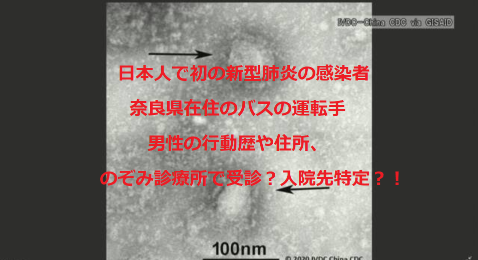 奈良のバス運転手が新型肺炎 のぞみ診療所を受診 住所や入院先特定 うさぎ好き主婦 ウサ子の日常
