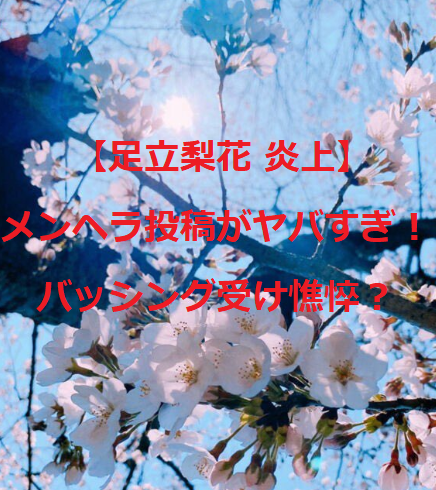 炎上 足立梨花メンヘラ インスタ桜画像がヤバすぎ 志村けんの死で憔悴 うさぎ好き主婦 ウサ子の日常